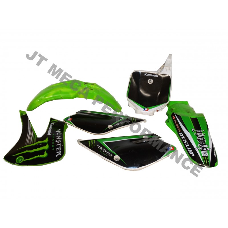 PLASTIQUES KAWASAKI 80 KX 1998/2000 4908911396W 3500400286W 3502213536W 3600115846F 3600115856F 5802910826F